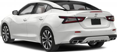 Rear and side profile with LED tail lights and dual exhaust