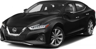 Front angle with LED headlights and alloy wheels
