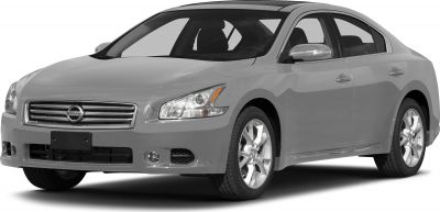 Front side view of a sedan with sleek headlights and alloy wheels