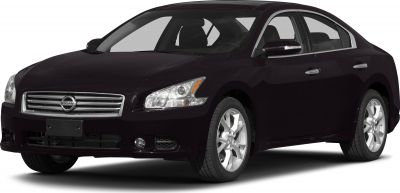 Black sedan showing front grille and alloy wheels