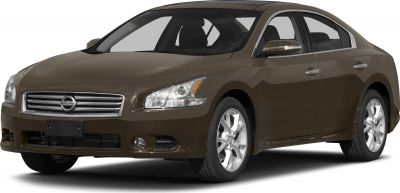 Front three-quarter view of a sedan with alloy wheels.
