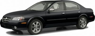 Black sedan side profile with alloy wheels and sleek design
