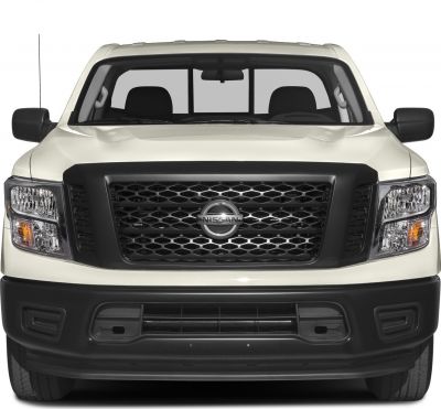 Front grille and headlights from the robust single cab pickup.