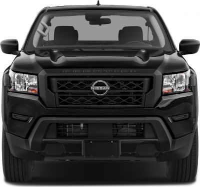 Front view with grille and headlights