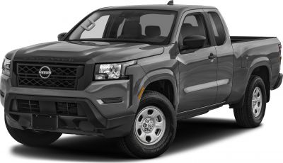 Mid-size pickup with extended King Cab and rugged front design