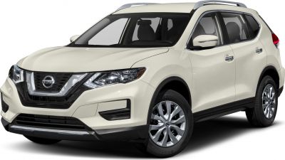 Front-side view featuring grille, headlights, alloy wheels, and roof rails