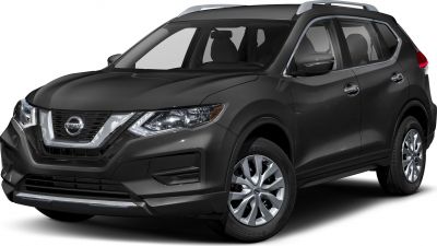 Front-side view of SUV with LED headlights and chrome grille