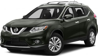Front-side view of a mid-size SUV with roof rails and alloy wheels