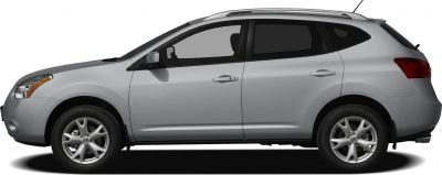 Side profile of a compact SUV with alloy wheels and roof rails