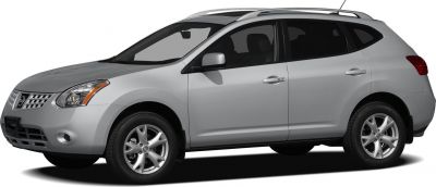 Silver SUV side profile with alloy wheels and roof rails