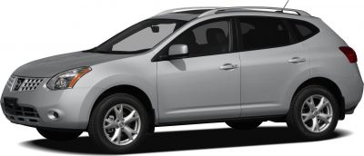 Silver compact SUV side view with roof rails and alloy wheels