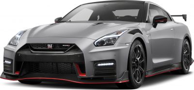 Aggressive front bumper, LED headlights, carbon fiber aerodynamic accents