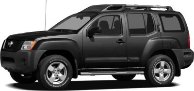 Black SUV side view with roof rack and alloy wheels