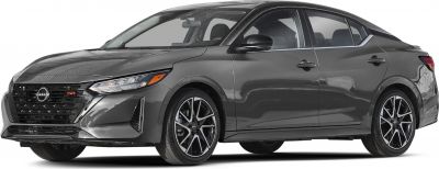 Front grille and black multi-spoke alloy wheels on a modern sedan