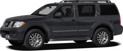 Side profile of 2005 SUV showing alloy wheels and roof rails