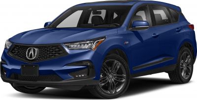 Front angled SUV view with LED headlights and black mesh grille