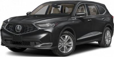 Front grille and LED headlights of a modern SUV