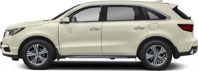 Side profile of SUV with alloy wheels and tinted windows