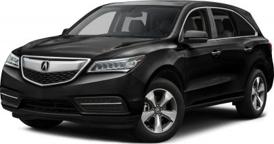 Front view with signature LED headlights and Acura grille design