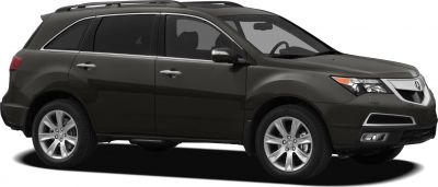 Side profile of SUV with alloy wheels and roof rails