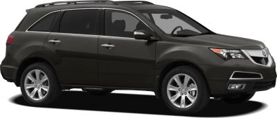 SUV side profile with AWD wheels and distinctive front grille