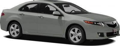 Side profile of a sedan with alloy wheels and sleek lines