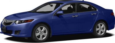 Blue sedan side profile with alloy wheels and four doors