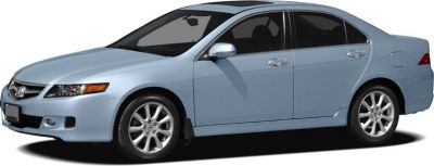 Side profile of a sedan with smooth body and alloy wheels