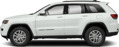 Side profile of a mid-size SUV with alloy wheels and tinted windows