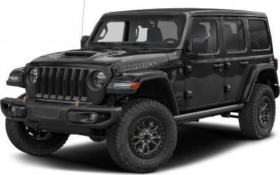 Black SUV with rugged grille and off-road tires