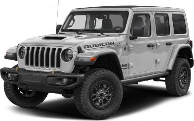Off-road SUV with rugged grille and all-terrain tires