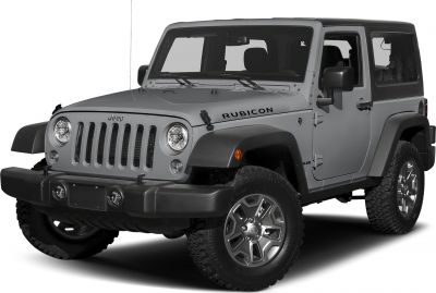 Rugged 2-door off-road SUV with iconic grille and all-terrain tires