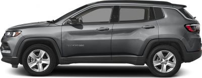 Side profile of SUV with alloy wheels and tinted windows