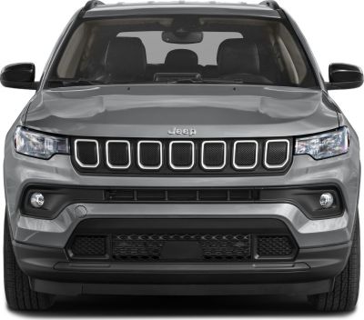 Front view showing Jeep-style grille and modern headlights
