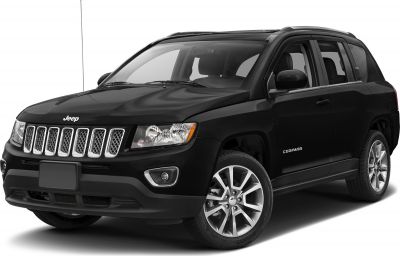 Black SUV with chrome grille and alloy wheels