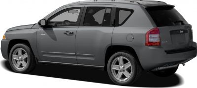 Side and rear view of a compact 4x4 SUV with alloy wheels.
