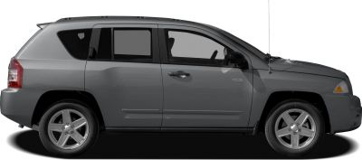 Side view with compact SUV profile and five-spoke alloy wheels