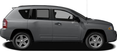 Compact SUV side profile with five-spoke alloy wheels