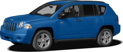 Compact SUV with seven-slot grille, round headlights, alloy wheels