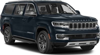 Full-size SUV with seven-slot grille and LED headlights