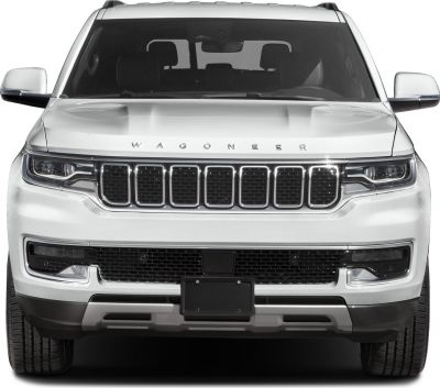 SUV front view with signature seven-slot grille and sleek headlights