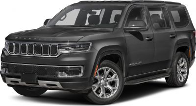 Modern SUV with a bold front grille and LED headlights