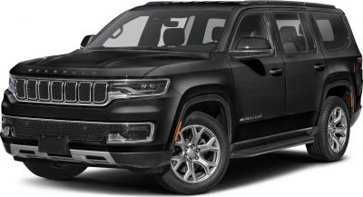 Black matte luxury SUV with distinctive grille and alloy wheels