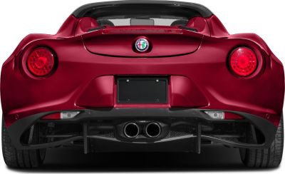 Round tail lights and dual central exhaust pipes
