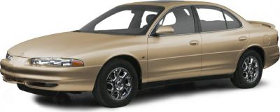 Sedan with aerodynamic shape and chrome wheels