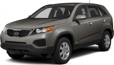 Front side view of an SUV with alloy wheels and distinct front grille