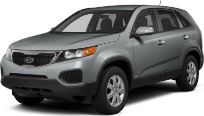 Silver SUV showing front grille and side view with alloy wheel