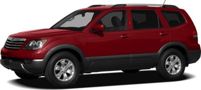 SUV side profile, alloy wheels, roof rails