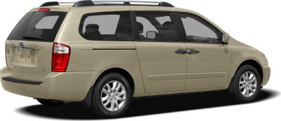Extended wheelbase minivan rear and side view with roof rails and alloy wheels