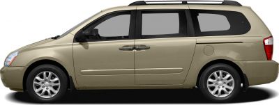 Side profile of minivan with alloy wheels and roof rails